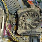 Профилактическая чистка системы охлаждения ноутбуков Fujitsu-Siemens Esprimo V6555 в спб